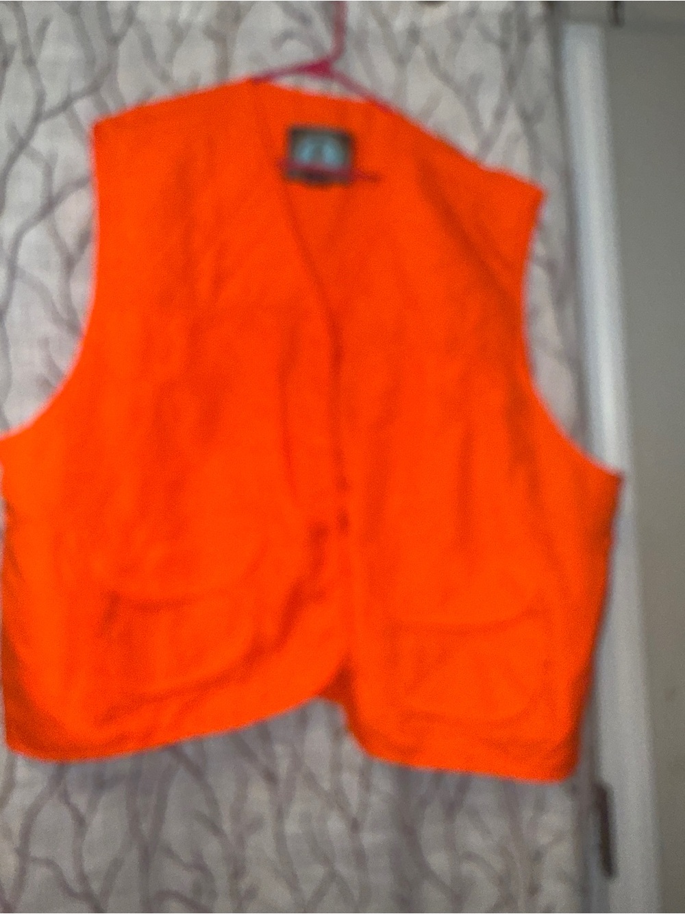 High-Visibility Orange Safety Vest